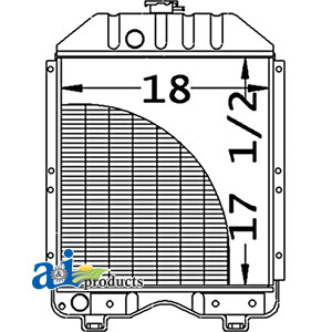 KU20200    Radiator---Replaces 15718-72060 